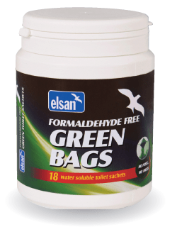 Elsan Green Sachet Toilet Bags